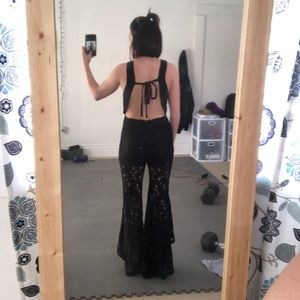 Unique Lace Free People jumpsuit!